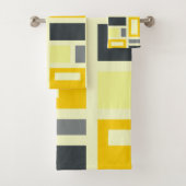 MONDRIAN INSPIRIERT BADHANDTUCH SET (Insitu)