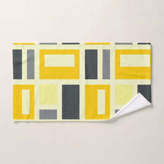 MONDRIAN INSPIRIERT BADHANDTUCH SET (Handtuch)