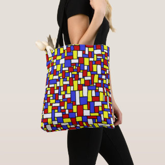 Mondrian Inspiriert Doodle Tasche