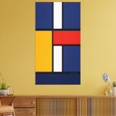 Mondrian Inspiriert Leinwanddruck (Insitu (Wohnzimmer))