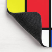 Mondrian inspirierte geometrischer mousepad (Ecke)
