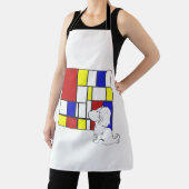 Mondrian inspirierte Kamille Schürze (InSitu)