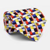 Mondrian Komposition A Eine elegante Krawatte (Gerollt)