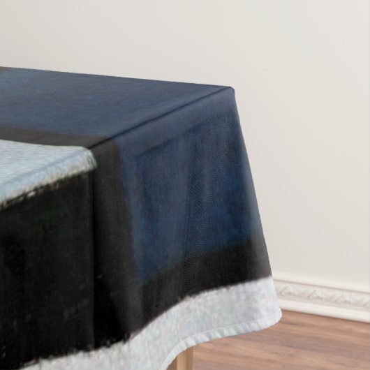 Mondrian - Komposition mit großem rotem Flugzeug Tischdecke (Beispiel)