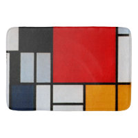 Mondrian - Komposition mit rotem Flugzeug