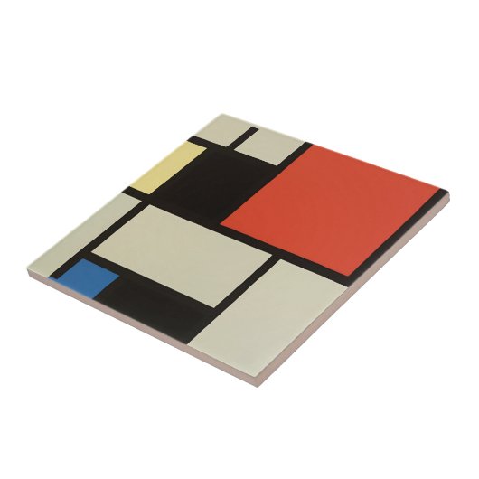 Mondrian Komposition Moderne Abstrakte Malerei Art Fliese (Seite)