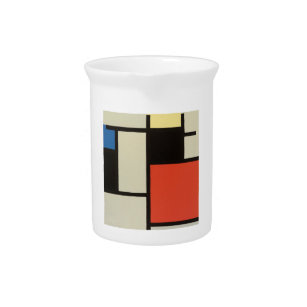 Mondrian Komposition Moderne Abstrakte Malerei Art Getränke Pitcher