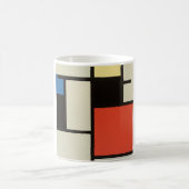 Mondrian Komposition Moderne Abstrakte Malerei Art Kaffeetasse (Mittel)