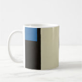 Mondrian Komposition Moderne Abstrakte Malerei Art Kaffeetasse (Links)