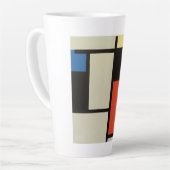 Mondrian Komposition Moderne Abstrakte Malerei Art Milchtasse (Linke Ecke)