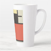 Mondrian Komposition Moderne Abstrakte Malerei Art Milchtasse (Rechts)