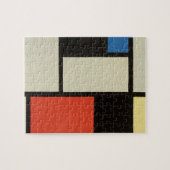 Mondrian Komposition Moderne Abstrakte Malerei Art Puzzle (Horizontal)