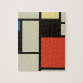 Mondrian Komposition Moderne Abstrakte Malerei Art Puzzle (Vertikal)