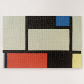 Mondrian Komposition Moderne Abstrakte Malerei Art Puzzle (Horizontal)
