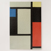 Mondrian Komposition Moderne Abstrakte Malerei Art Puzzle (Vertikal)
