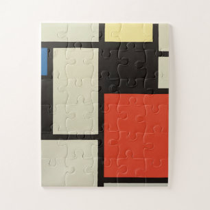 Mondrian Komposition Moderne Abstrakte Malerei Art Puzzle