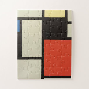 Mondrian Komposition Moderne Abstrakte Malerei Art Puzzle