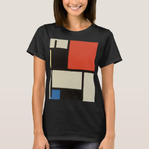 Mondrian Komposition Moderne Abstrakte Malerei Art T-Shirt