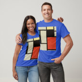 Mondrian Komposition Moderne Abstrakte Malerei Art T-Shirt (Unisex)