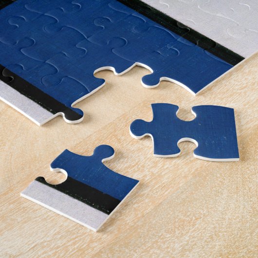 Mondrian Komposition Red Yellow Blue Black Puzzle (Seite)