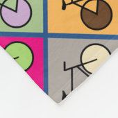 Mondrian Kunst-Fahrrad-Kasten-Muster-Decke Fleecedecke (Ecke)