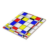 Mondrian Kunstart Fliese (Seite)