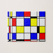 Mondrian Kunstart Puzzle (Horizontal)