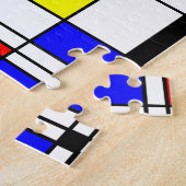 Mondrian Kunstart Puzzle (Seite)