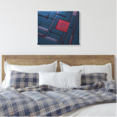 Mondrian Leinwanddruck (Insitu (Schlafzimmer))