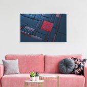 Mondrian Leinwanddruck (Insitu (Wohnzimmer))