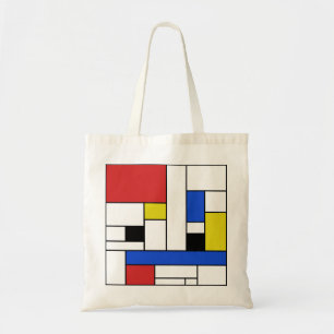 Mondrian Lines Budget-Tasche Tragetasche