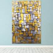 MONDRIAN - MALERIN Nr. 1 - Comp. XIV - 1913 - Leinwanddruck (Insitu (Holzboden))