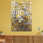 MONDRIAN - MALERIN Nr. 1 - Comp. XIV - 1913 - Leinwanddruck (Insitu (Wohnzimmer))