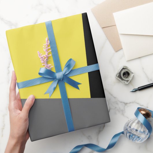 Mondrian Mania Retro Geschenkpapier (Schenken)