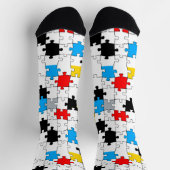 Mondrian Mania Retro Socken (Oben)