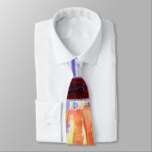 Mondrian - Meer nach Sonnenuntergang, buntes Bild Krawatte (Gebunden)