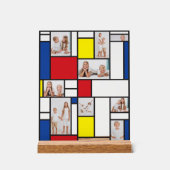 Mondrian Minimalist De Stijl Geo Modern Art Photo Acrylschild (Vorderseite)