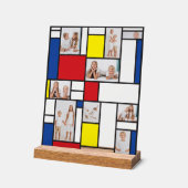 Mondrian Minimalist De Stijl Geo Modern Art Photo Acrylschild (Winkel)