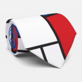 Mondrian Minimalist Geometric De Stijl Modern Art Krawatte (Gerollt)