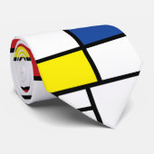 Mondrian Minimalist Geometric De Stijl Modern Art Krawatte (Gerollt)