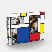 Mondrian Minimalistisch De Stijl Geo Foto Moderne (Links)