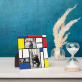 Mondrian Minimalistisch De Stijl Geo Foto Moderne  Fotoplatte (InSitu)