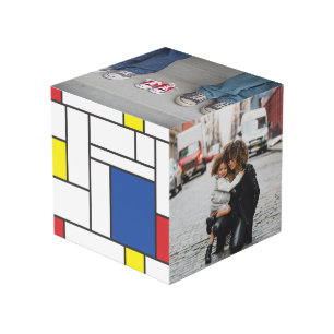 Mondrian Minimalistisch De Stijl Geo Modern Art Fo Würfel