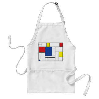 Mondrian Minimalistisch De Stijl Moderne Kunst Schürze