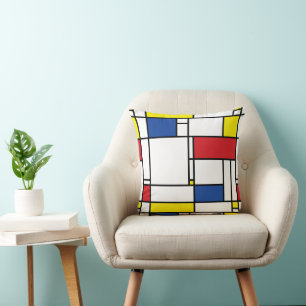 Mondrian Minimalistisch Geometric De Stijl Modern  Kissen