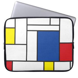 Mondrian Minimalistisch Geometric De Stijl Modern  Laptopschutzhülle