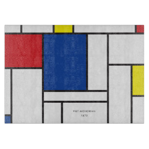 Mondrian Minimalistisch Geometric De Stijl Modern  Schneidebrett