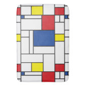Mondrian Minimalistisch Geometric De Stijl Moderne Badematte (Vorderseite Vertikal)