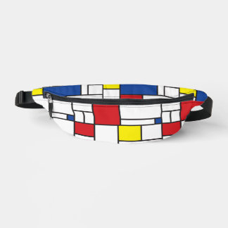 Mondrian Minimalistisch Geometric De Stijl Moderne Bauchtasche