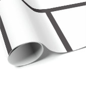 Mondrian Minimalistisch Geometric De Stijl Moderne Geschenkpapier (Rolleneckpunkt)